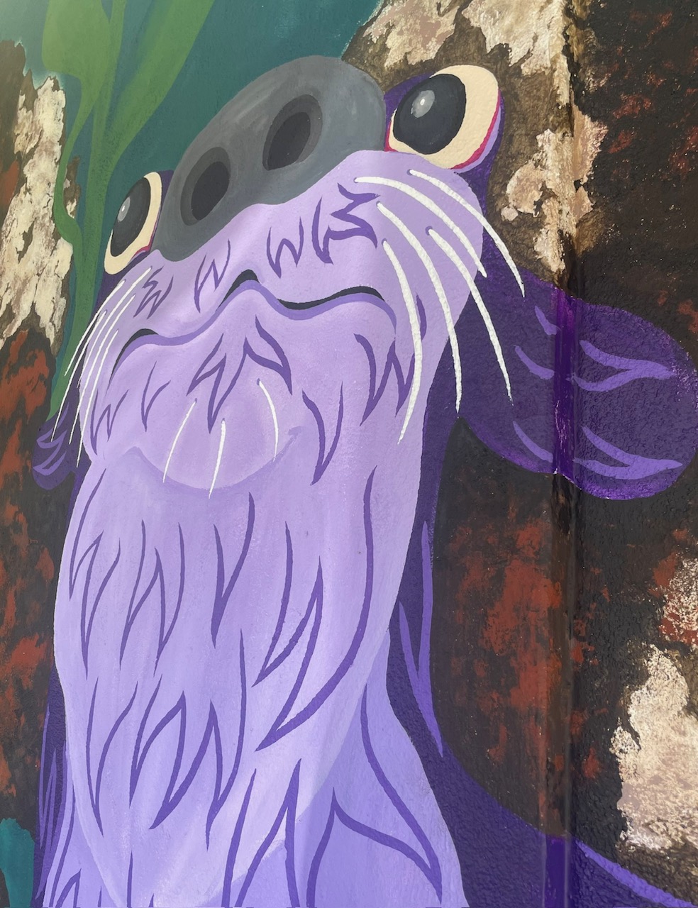Otter Boops mural, view 14.